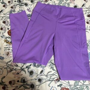 purple leggings Victoria secret pink